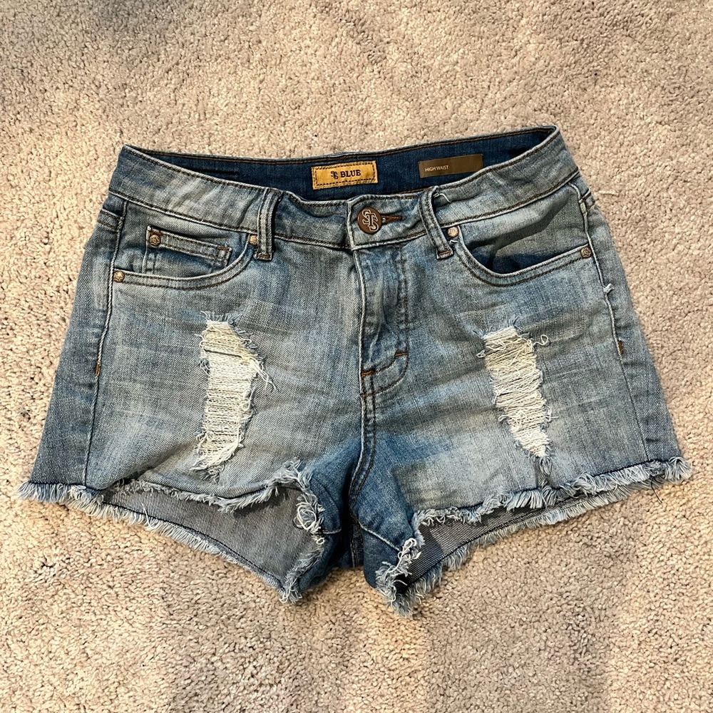 STS Blue High-waisted Jean Shorts